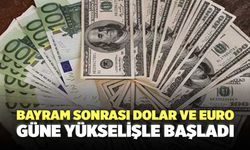 Bayram Sonrası dolar ve Euro Güne Yükselişle Başladı