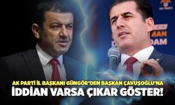 AK Parti İl Başkanı Güngör’den Başkan Çavuşoğlu’na "İddian Varsa Çıkar Göster!"