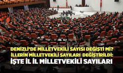 İllerin Milletvekili Sayıları  Değiştirildi: İşte İl İl Milletvekili Sayıları