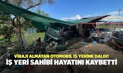 Virajı Almayan Otomobil İş Yerine Daldı! Esen Dünyagören Hayatını Kaybetti