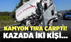 Kamyon ve Tırın Çarpıştığı Korkunç Kazada İki Kişi Hayatını Kaybetti!