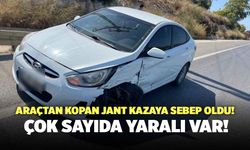 Otomobilden Kopan Jant, Karşı Yönden Gelen Araca Çarptı! Çok Sayıda Yaralı Var!