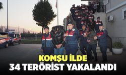 Komşu İlde 34 Terörist Yakalandı