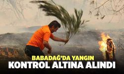 Babadağ’da Yangın Kontrol Altına Alındı