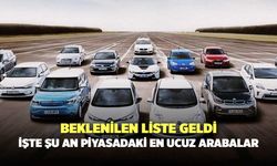 Beklenilen liste geldi: İşte şu an piyasadaki en ucuz arabalar