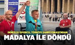 Denizlili Sporcu Ethem Yüksel, Türkiye Şampiyonası’ndan Madalya İle Döndü