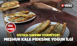 Ustası Sırrını Vermiyor! Meşhur Kale Pidesine Yoğun İlgi