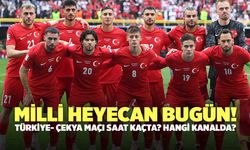 Milli Heyecan Bugün! Türkiye- Çekya Maçı Saat Kaçta? Hangi Kanalda?