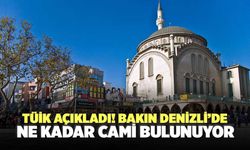 TÜİK Açıkladı! Bakın Denizli’de Ne Kadar Cami Bulunuyor