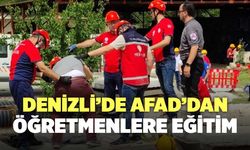 Denizli’de AFAD’dan Öğretmenlere Eğitim