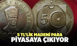 5 TL’lik Madeni Para Piyasaya Çıkıyor