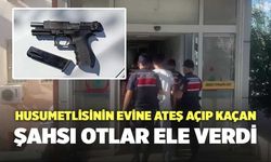 Husumetlisinin Evine Ateş Açıp Kaçan Şahsı Otlar Ele Verdi