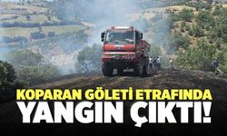 Koparan Göleti Etrafında Yangın Çıktı!