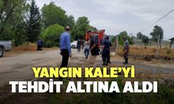 Yangın Kale’yi Tehdit Altına Aldı