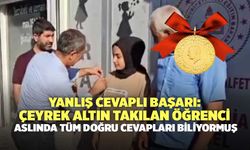 Yanlış Cevaplı Başarı: Çeyrek Altın Takılan Öğrenci Aslında Tüm Doğru Cevapları Biliyormuş