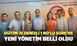 Eğitim-İş Denizli 1 No’lu Şube’de Yeni Yönetim Belli Oldu