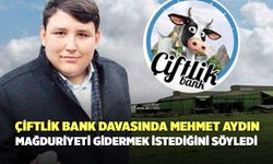 Çiftlik Bank Davasında Mehmet Aydın Mağduriyeti Gidermek İstiyor