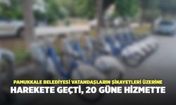 Pamukkale Belediyesi Vatandaşların Şikayetleri Üzerine Harekete Geçti, 20 Güne Hizmette