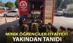 MİNİK ÖĞRENCİLER İTFAİYEYİ YAKINDAN TANIDI