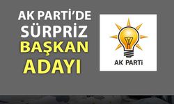 AK PARTİ’DE SÜRPRİZ BAŞKAN ADAYI