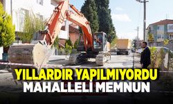 SARAY MAHALLESİ’NDE YILLARIN SORUNU ÇÖZÜLÜYOR