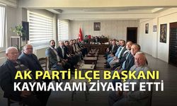 AK PARTİ İLÇE BAŞKANI KAYMAKAMI ZİYARET ETTİ