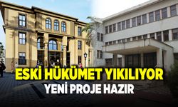 Çivril Hükümet Konağı yıkılıyor