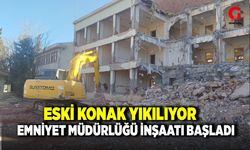 Eski Konak Yıkılıyor Emniyet Müdürlüğü İnşaatı Başladı