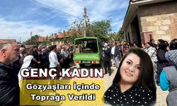 Genç Kadın Gözyaşları İçinde Toprağa Verildi