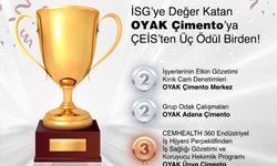 OYAK Çimento’ya Üç Ödül Birden