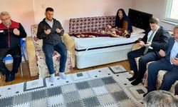 Kaymakam Gaziler ve Şehit Ailelerini Ziyaret Etti