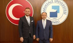 Başkan Dere PAÜ Rektörü Güngör İle Bir Araya Geldi