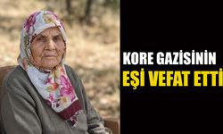 Çivrilli Kore Gazisinin Eşi Vefat Etti