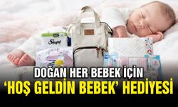 Çivril Belediyesinden Hoş Geldin Bebek Hediyesi