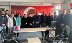 CHP Teşkilatından Esnaf Odası’na Hayırlı Olsun Ziyareti