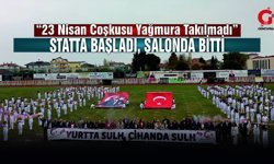 Çivril’de 23 Nisan Kutlamaları Statta Başladı, Salonda Sona Erdi