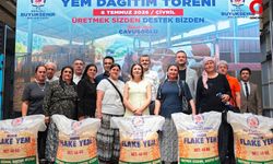 Denizli Büyükşehir'den Çivril'de 1.030 Üreticiye Yem Desteği