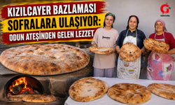 Kızılcayer bazlaması sofralara ulaşıyor: Odun ateşinden gelen lezzet