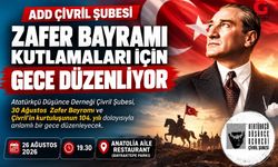 ADD Çivril Şubesi Zafer Gecesi Programı Düzenleyecek