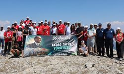 Akdağ Zafer Yürüyüşü Zirvede Tamamlandı