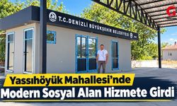 Yassıhöyük Mahallesinde Modern Sosyal Alan Hizmete Girdi