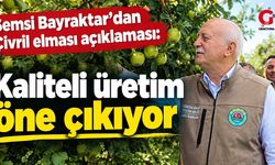 Şemsi Bayraktar’dan Çivril elması açıklaması: Kaliteli üretim öne çıkıyor