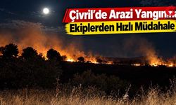 Çivril’de arazi yangınına ekiplerden hızlı müdahale