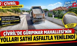 Çivril’de Gürpınar Mahallesi’nin Yolları Sathi Asfaltla Yenilendi