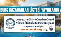 ÇEVAK 2026-2027 Dönemi Burs Sonuçlarını Açıkladı