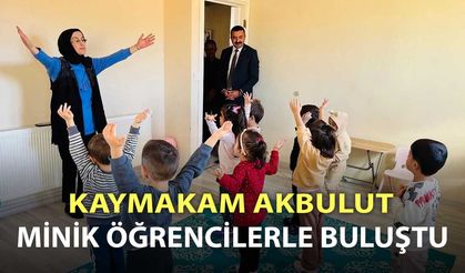 KAYMAKAM ANAOKULU ZİYARETİ YAPTI