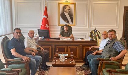 Çivril Muhtarlar Derneğinden Kaymakama Ziyaret
