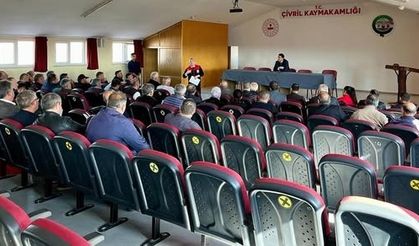 Kaymakam Muhtarlarla TÜKAS Toplantısı Yaptı