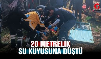 Çivril'de 20 Metrelik Su Kuyusuna Düşen Kadın Kurtarıldı