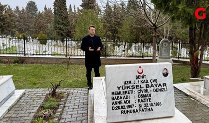 Kaymakam Cıdıroğlu’ndan Arefe Günü Şehitlik Ziyareti